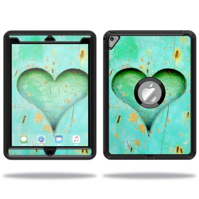 MightySkins Skin Compatible with OtterBox Defender Apple iPad Pro 9.7 Case wrap Cover Sticker Skins Heartwood