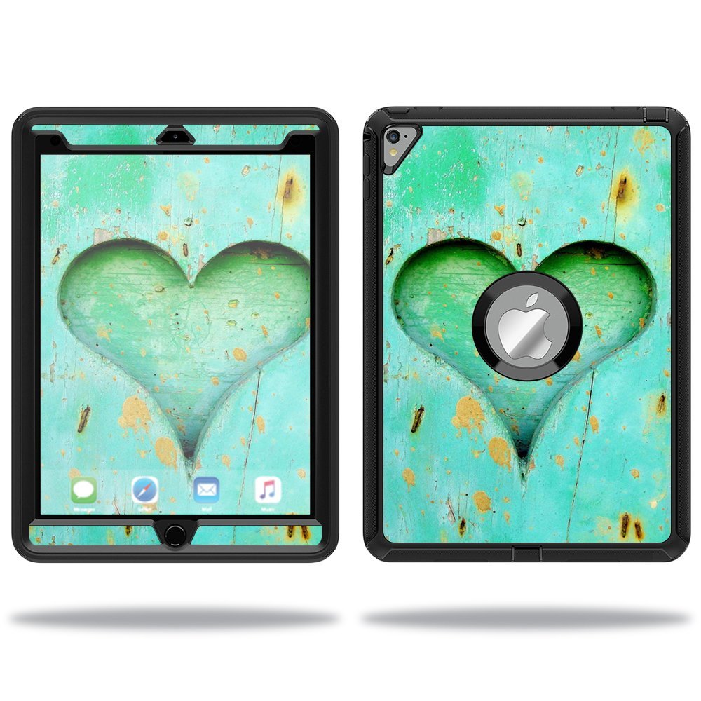 MightySkins Skin Compatible with OtterBox Defender Apple iPad Pro 9.7 Case wrap Cover Sticker Skins Heartwood