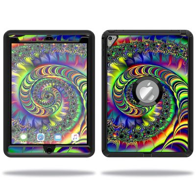 MightySkins Skin Compatible with OtterBox Defender Apple iPad Pro 9.7 Case wrap Cover Sticker Skins Acid