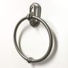 WOOD TECHNOLOGY Towel Ring in Satin Nickel view 2