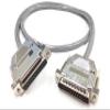 100 Foot DB25 Male to DB25 Female RS232 Extension Cable 24 AWG by Custom Cable Connection view 1