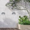 Generation Lighting 89805-12 Contemporary Modern One Light Outdoor Wall Lantern from Seagull - Bayside Collection in Black Finish, 60 Total Watts, 10 Inch Wide, Polycarbonate Construction view 2
