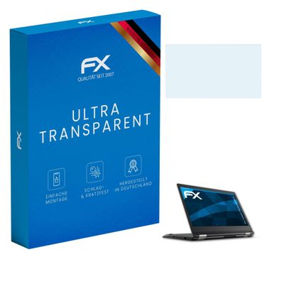 atFoliX Screen Protection Film compatible with Lenovo ThinkPad T470 Screen Protector, ultra-clear FX Protective Film (2X)