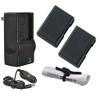 High Capacity Intelligent Batteries (2 Units) Compatible With Nikon D5600 + AC/DC Travel Charger view 1