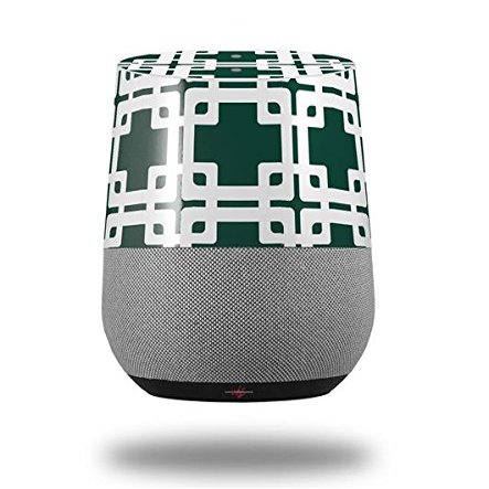 Boxed Hunter Green - Decal Style Skin Wrap fits Google Home Original (Google Home NOT Included)
