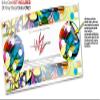 Skin Wrap Decal Set 2 Pack for Amazon Echo Dot 2 - Floral Splash (2nd Generation ONLY - Echo NOT Included) view 3