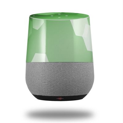 Bokeh Hex Green - Decal Style Skin Wrap fits Google Home Original (Google Home NOT Included)