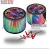Skin Wrap Decal Set 2 Pack for Amazon Echo Dot 2 - Tie Dye Swirl 104 (2nd Generation ONLY - Echo NOT Included) view 2