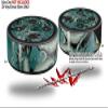 Skin Wrap Decal Set 2 Pack for Amazon Echo Dot 2 - New Fish (2nd Generation ONLY - Echo NOT Included) view 2
