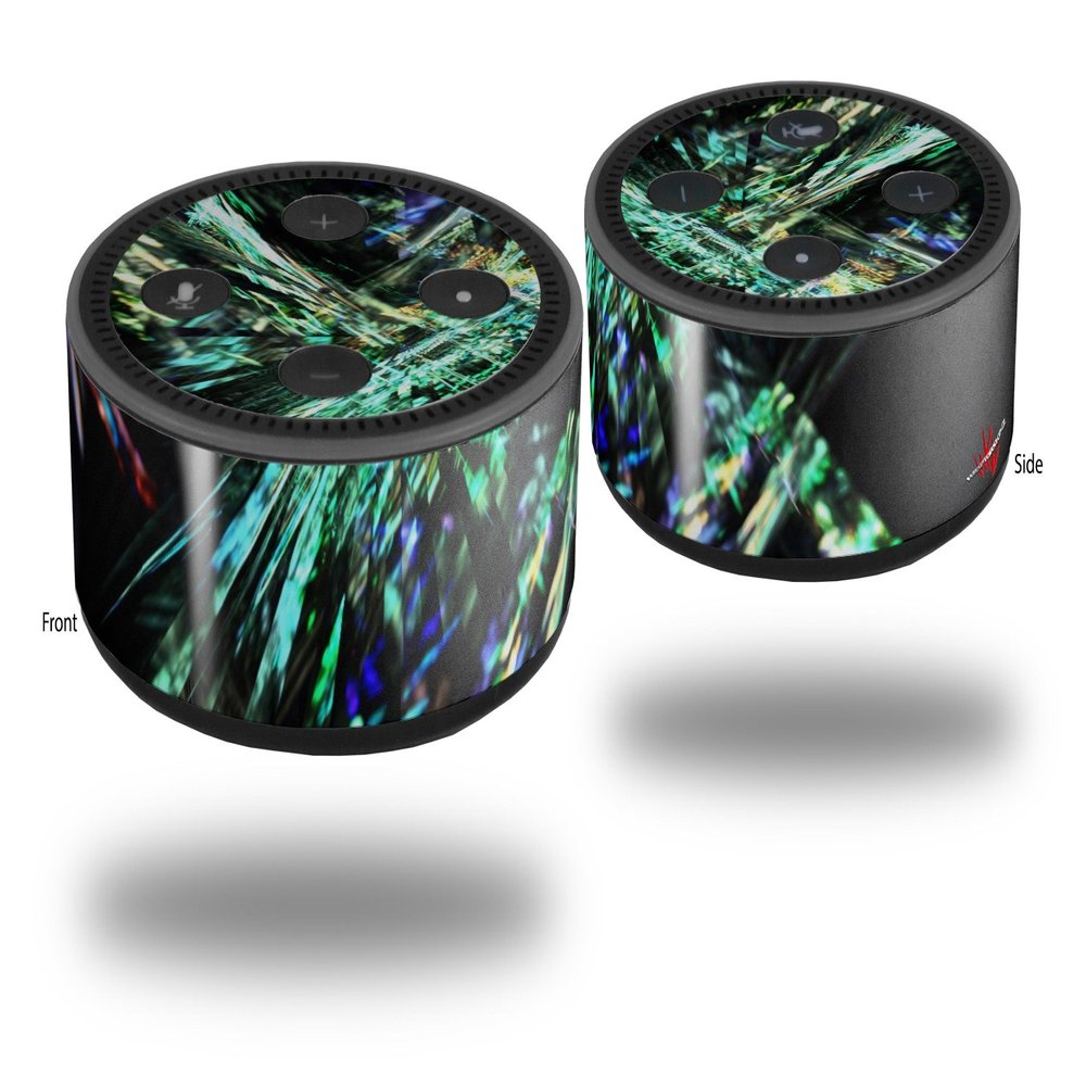Skin Wrap Decal Set 2 Pack for Amazon Echo Dot 2 - Akihabara (2nd Generation ONLY - Echo NOT Included)