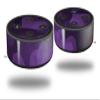 Skin Wrap Decal Set 2 Pack for Amazon Echo Dot 2 - Bokeh Hearts Purple (2nd Generation ONLY - Echo NOT Included) view 1