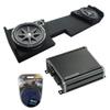 American Sound Connection 43C124-N Compatible with GMC Sierra Double Cab 2014-2018 Comp C12 150W RMS Sub, 46CXA8001 1600W Sub Amp and GM2X12-DCAB14UP Dual 12" Sub Box Enclosure, view 1