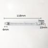 CTKcom 300 Watt 4.6 Inch T3 Halogen Bulbs (5 Pack) - J Type 118mm R7S Double Ended Halogen Bulbs Filament Flood Lights Quartz Tube Lamps 120V view 2