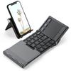 iClever Foldable Keyboard with Touchpad, BK08 Portable Tri-Folding Bluetooth Keyboard for iPad, iPhone, Windows, Mac & Android  Connect Up to 3 Devices view 1