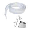 Angled Slide-in Clear Vinyl Framed Shower Door Drip Sweep - 36-in Long (Designed to Slide into a Channel) view 2