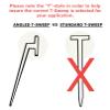 Angled Slide-in Clear Vinyl Framed Shower Door Drip Sweep - 36-in Long (Designed to Slide into a Channel) view 3