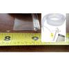 Angled Slide-in Clear Vinyl Framed Shower Door Drip Sweep - 36-in Long (Designed to Slide into a Channel) view 4