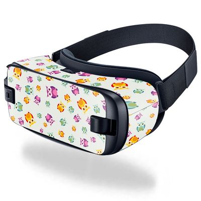 MightySkins Skin Compatible with Samsung Gear VR (2016) wrap Cover Sticker Skins Owls