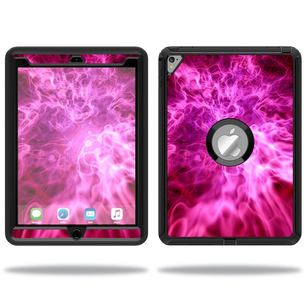 MightySkins Skin Compatible with OtterBox Defender Apple iPad Pro 9.7 Case wrap Cover Sticker Skins Red Mystic Flames
