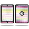 MightySkins Skin Compatible with OtterBox Defender Apple iPad Pro 9.7 Case wrap Cover Sticker Skins Rainbow Chevron view 1