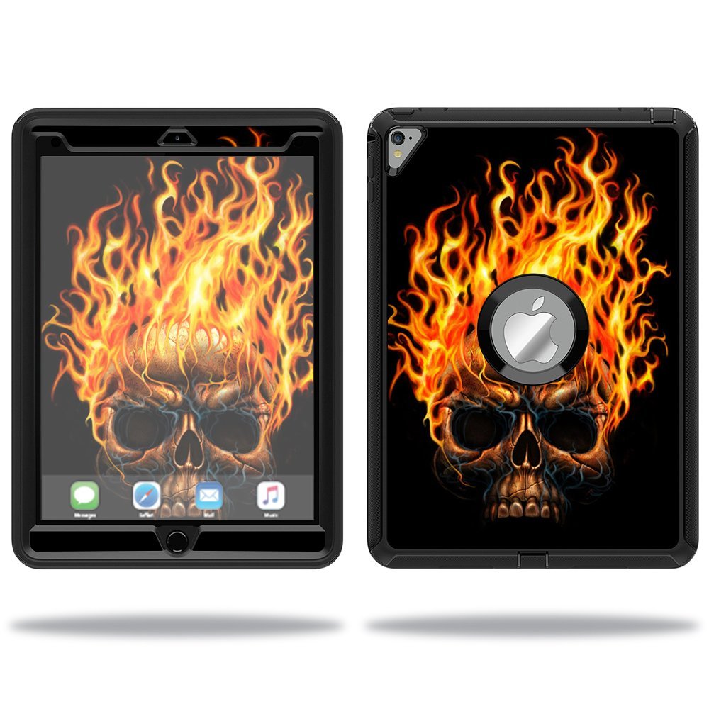 MightySkins Skin Compatible with OtterBox Defender Apple iPad Pro 9.7 Case wrap Cover Sticker Skins Hot Head