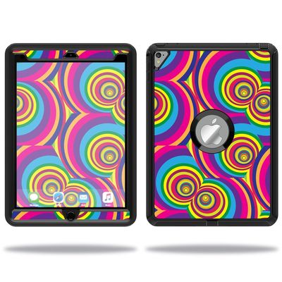 MightySkins Skin Compatible with OtterBox Defender Apple iPad Pro 9.7 Case wrap Cover Sticker Skins Groovy 60s