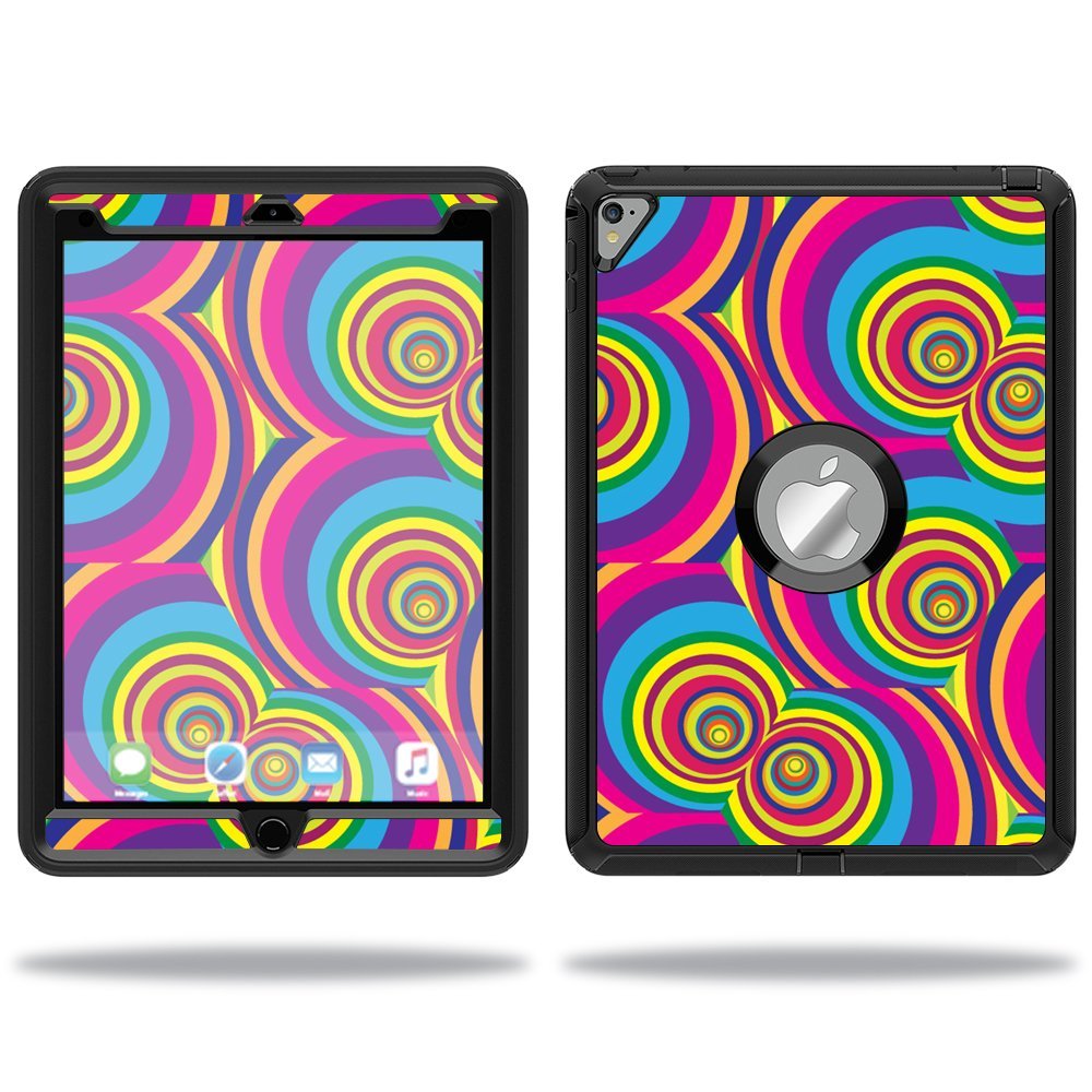 MightySkins Skin Compatible with OtterBox Defender Apple iPad Pro 9.7 Case wrap Cover Sticker Skins Groovy 60s