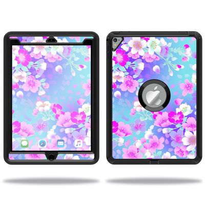 MightySkins Skin Compatible with OtterBox Defender Apple iPad Pro 9.7 Case wrap Cover Sticker Skins in Bloom