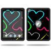 MightySkins Skin Compatible with OtterBox Defender Apple iPad Pro 9.7 Case wrap Cover Sticker Skins Hearts view 1