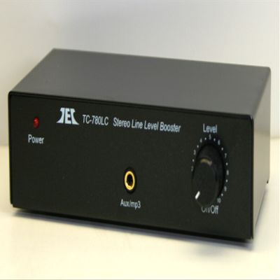 TCC TC-780LC Black Stereo Line Level Preamp/Booster with iPod Jack