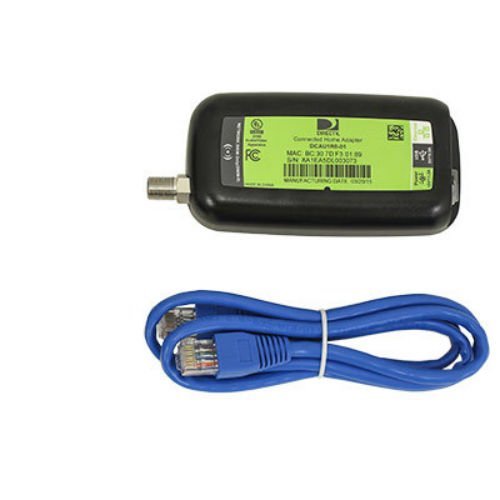 DIRECTV 2 Pack BROADBAND Deca USB (DCAU1R0-01) ON Demand Cinema ETHERNET to Coax Adapter SWM Wired W/ETHERNET Cable