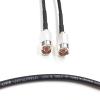 Custom Cable Connection 3 Foot N Male to N Male Times Microwave LMR 240 Ultraflex 50 Ohm Antenna Cable Assembled view 3