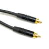 15 Foot Hi-Resolution RG59 RCA to RCA 75 Ohm Composite Video Cable Assembled by Custom Cable Connection view 3