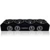 MENACE AUDIO Car Audio Midrange Enclosure 4 x 6.5 2000Watts VOICEBOX (MA-VB6525-4S) Silver view 1