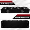 MENACE AUDIO Car Audio Midrange Enclosure 4 x 6.5 2000Watts VOICEBOX (MA-VB6525-4S) Silver view 4