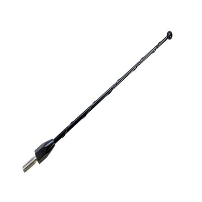 Votex - 7 Inch Black Short Antenna for Victory Magnum (2015-2017) - Spiral Wind Noise Cancellation - Spring Steel Construction - Stainless Steel Threading