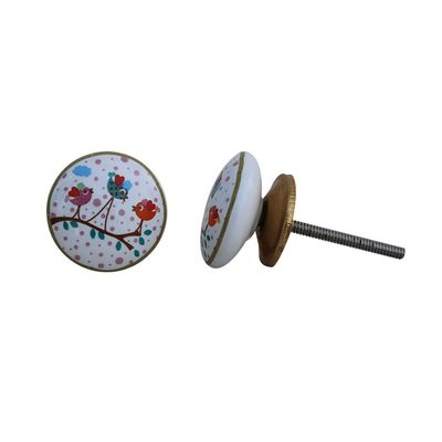 Indian Shelf 2 Pack Ceramic Modern Dresser Handles Drawer Knobs Cabinet Pulls Stylish Decorative Design