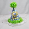 Baby Boy 1/2 Birthday Party Hat and Bodysuit Set- Personalized Half Birthday view 3