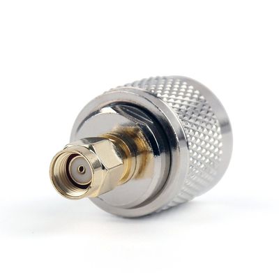 1x Adapter N Plug Male to RP-SMA Jack Male RF Connector Straight Ships from USA