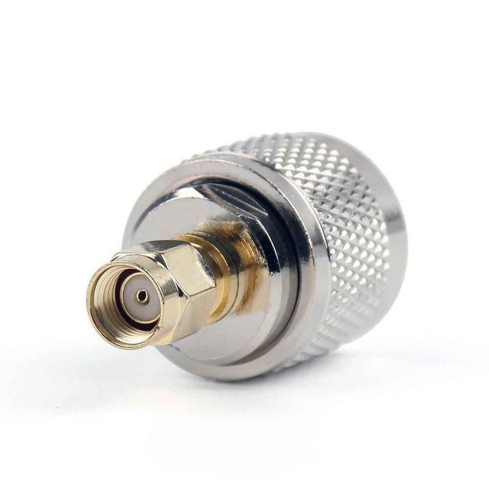 1x Adapter N Plug Male to RP-SMA Jack Male RF Connector Straight Ships from USA