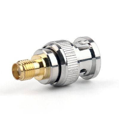 2X Adapter BNC Plug Male to SMA Female Jack RF Connector Straight Ships from USA