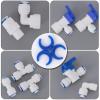 Newzoll 1/4 Inch Locking Clips for RO Water Filter, Blue, 50 Pcs view 4
