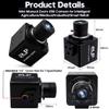 ELP Low Illumination USB Camera HD Manual Zoom 4mm Lens PC CMERA for Computer Mini UVC Webcam 0.01lux Industrial Webcamera 960P AR0130 Security Lightburn Cam for Laptop view 4