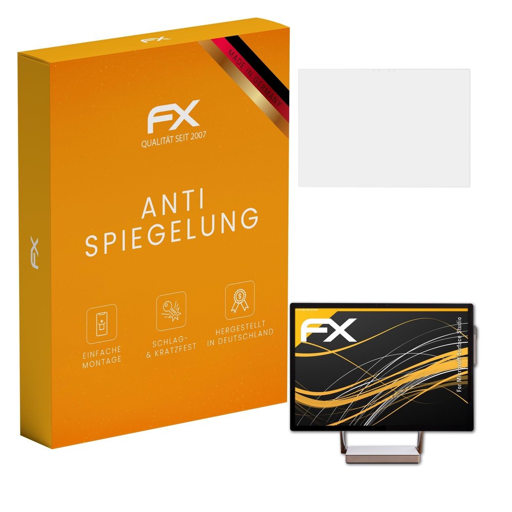 atFoliX Screen Protector compatible with Microsoft Surface Studio Screen Protection Film, anti-reflective and shock-absorbing FX Protector Film