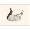 Earth Sky + Water - Rabbit & Hare Assortment Notecard Set - 8 Blank Cards with Envelopes (4 each of 2 styles) view 2