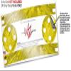 Skin Wrap Decal Set 2 Pack for Amazon Echo Dot 2 - Stardust Yellow (2nd Generation ONLY - Echo NOT Included) view 3