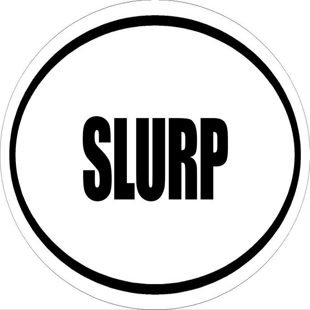 3" Printed Euro Style Oval SLURP Decal Sticker dcor Great Size for Mug Phone case Hard Hats and Helmets.