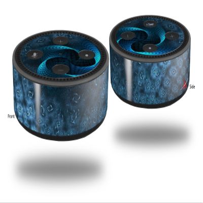 Skin Wrap Decal Set 2 Pack for Amazon Echo Dot 2 - The Fan (2nd Generation ONLY - Echo NOT Included)