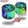 Skin Wrap Decal Set 2 Pack for Amazon Echo Dot 2 - Rainbow Skull Collection (2nd Generation ONLY - Echo NOT Included) view 2