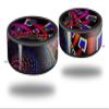 Skin Wrap Decal Set 2 Pack for Amazon Echo Dot 2 - Rocket Science (2nd Generation ONLY - Echo NOT Included) view 1
